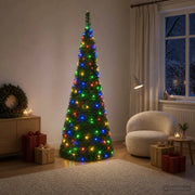 Albero di Natale LED pop-up 210 cm 200 LED PVC Verde 42055439
