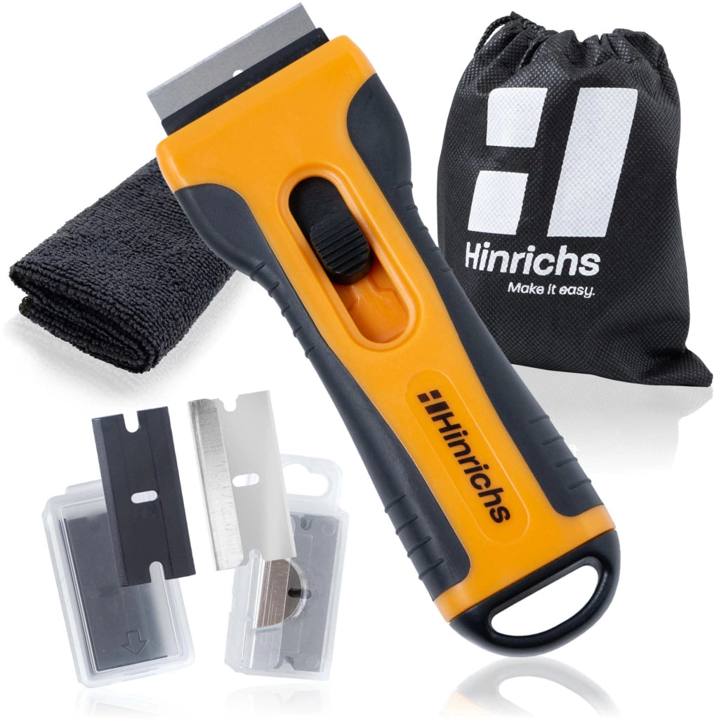 Raschietto per fornelli con 25 lame, impugnatura ergonomica antiscivolo, dimensioni 13x5 cm