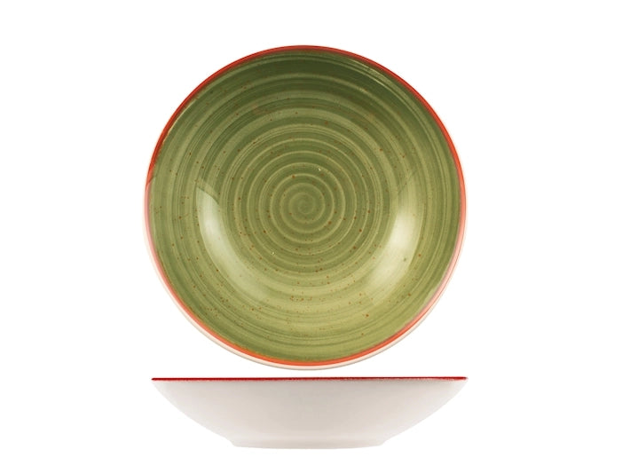 Servizio Piatti Natalizio Festive Wishes 18 Pezzi in Stoneware – Set Tavola per 6 Persone con Piatti Piani, Fondi e Dessert, Design Coupe Elegante e Decorativo H&H
