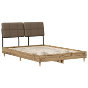 Letto matrimoniale con testiera Rovere Artisan e Tortora 3440669