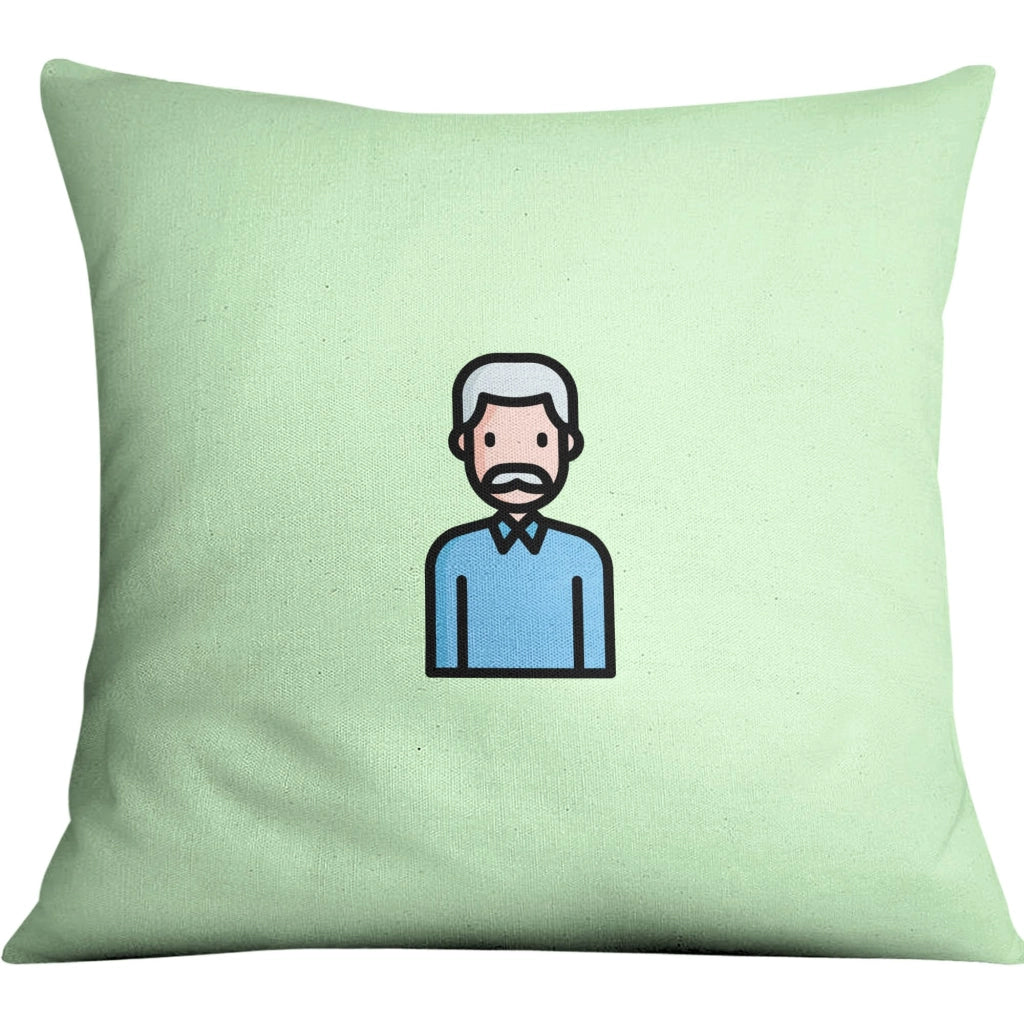 Custodia per cuscino, 60x60 cm, verde chiaro, in poliestere, per divano