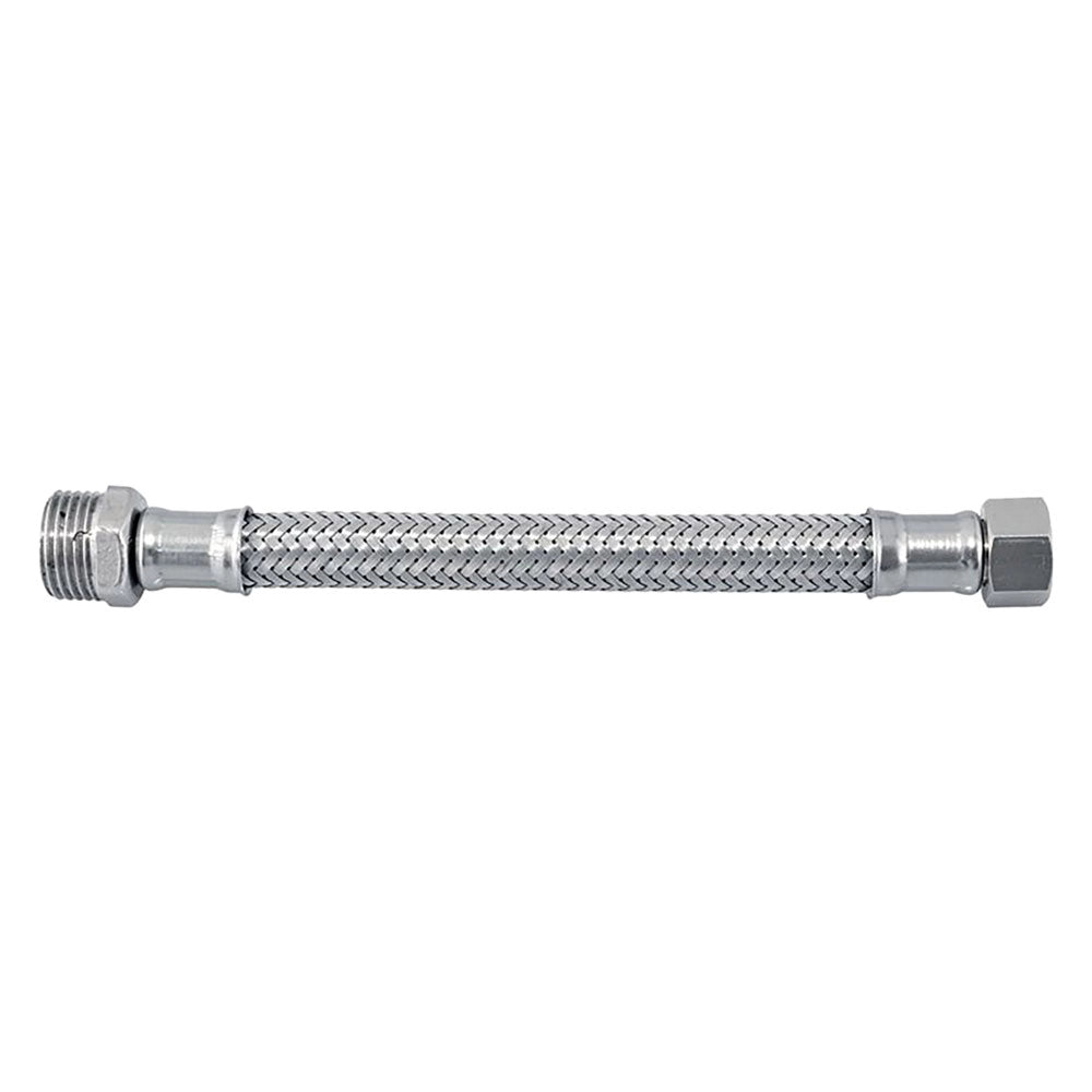 FLESSIBILE IN ACCIAIO INOX cm 40 M 1/2 x 3/8 F