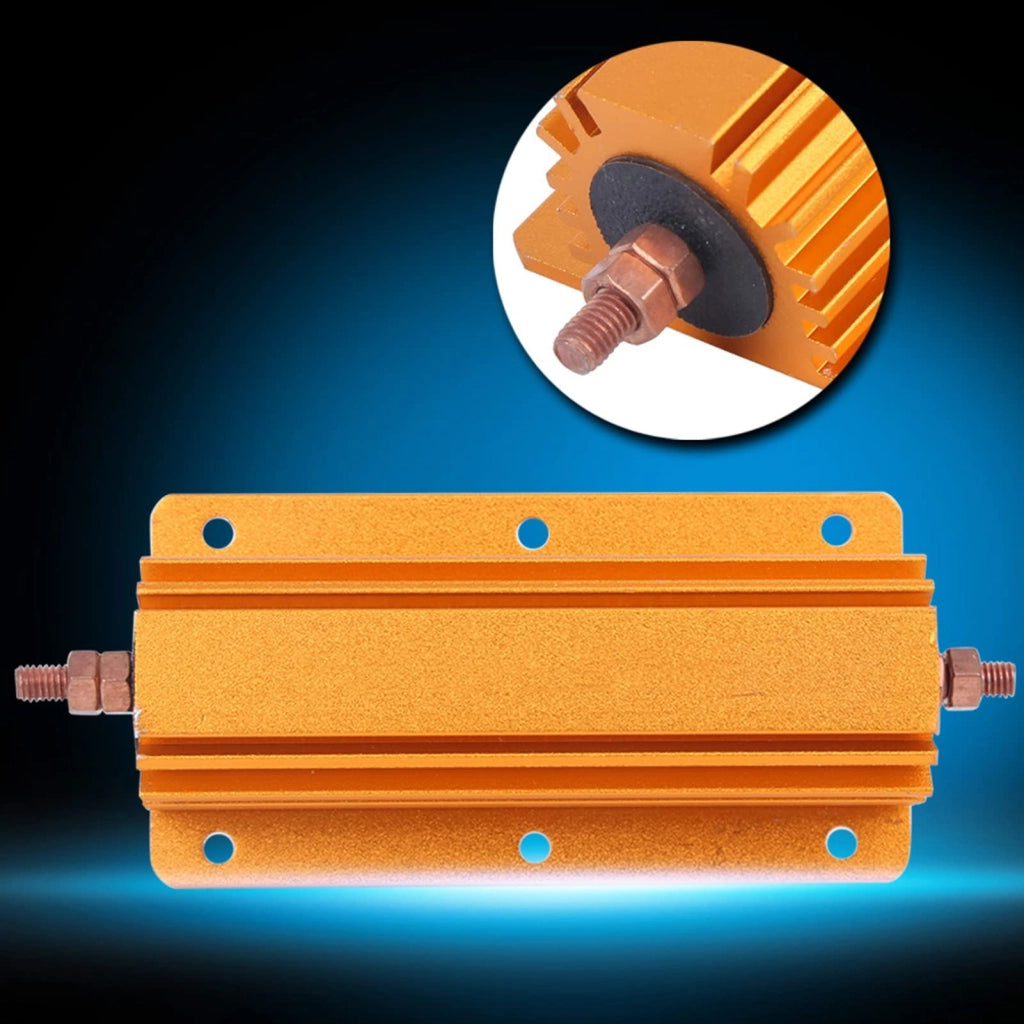 Resistenza in alluminio 200 W 8 ohm, RX24 8R, potente resistenza singola con involucro in alluminio, articolo professionale per esigenze elettriche industriali, watt, non induttiva, potenza