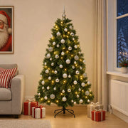 Albero di Natale artificiale con palline 240 cm 300 LED 3461314