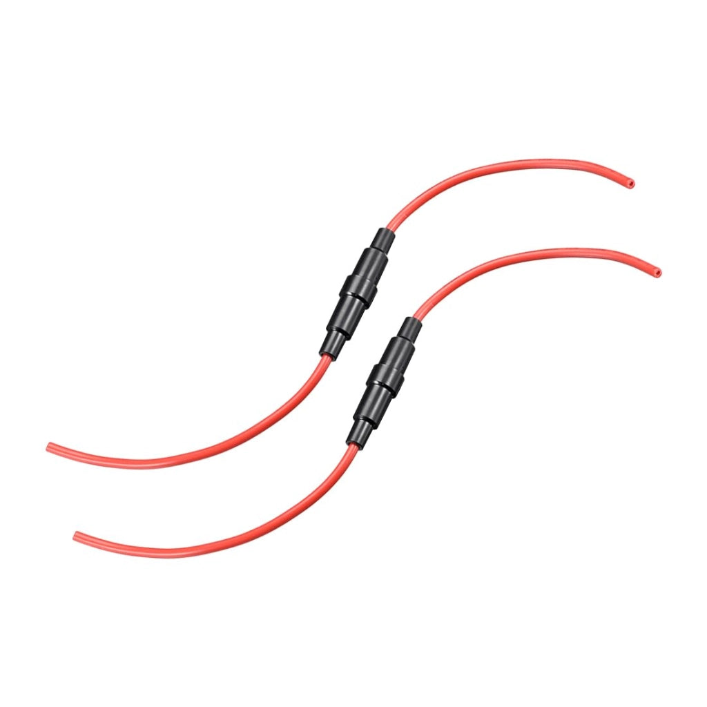 Supporti per fusibili, 2 pezzi, cavo AWG 14, con chiusura a vite, dimensioni 5x20 mm