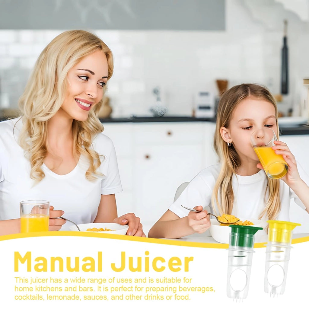 Spremiagrumi manuale, set da 2, per limoni e arance