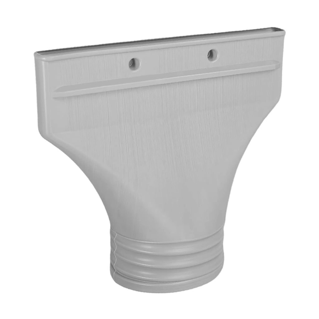 Adattatore piatto per condizionatori, 10 cm, grigio, in ABS
