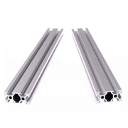 Profilo in alluminio 2040, tipo T, 2 pezzi, lunghezza 1000 mm, dimensioni 20x40 mm