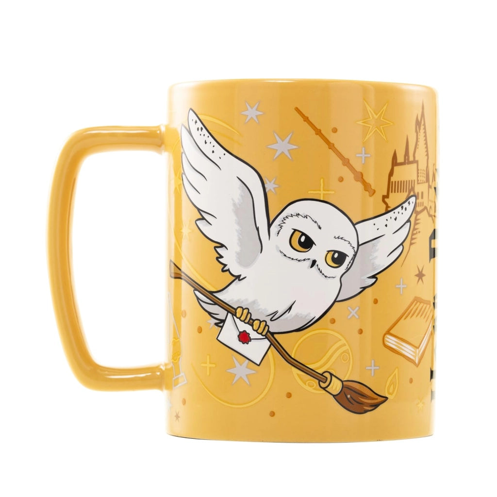 Harry Potter, bicchiere morbido a forma di Hedwig, 440 ml, oggetto da collezione