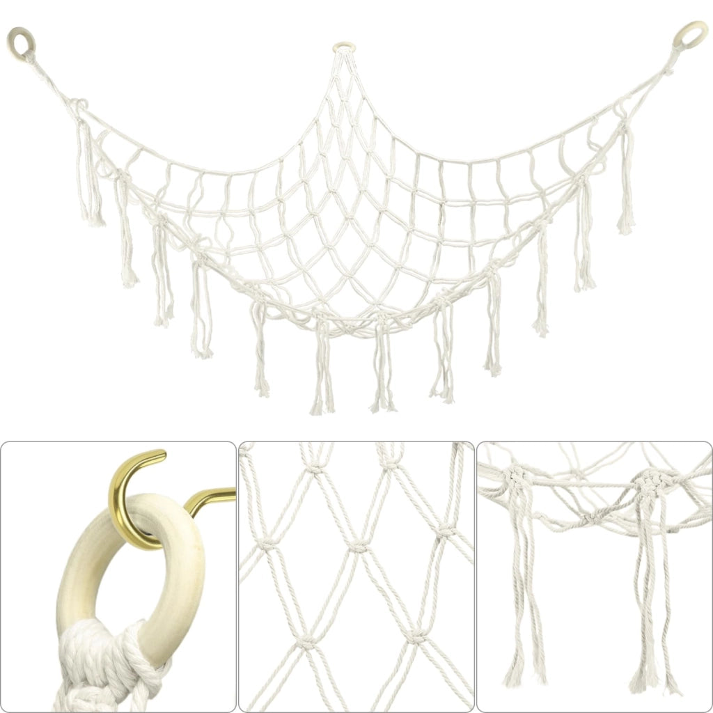 Amaca per appendere i peluche, 105x140 cm, cotone, stile bohémien
