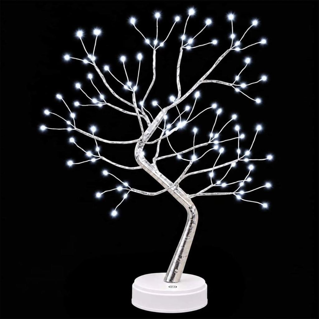 Mini albero di Natale starburst 2 pz Argento 12 x 50 cm Acciaio 42055370