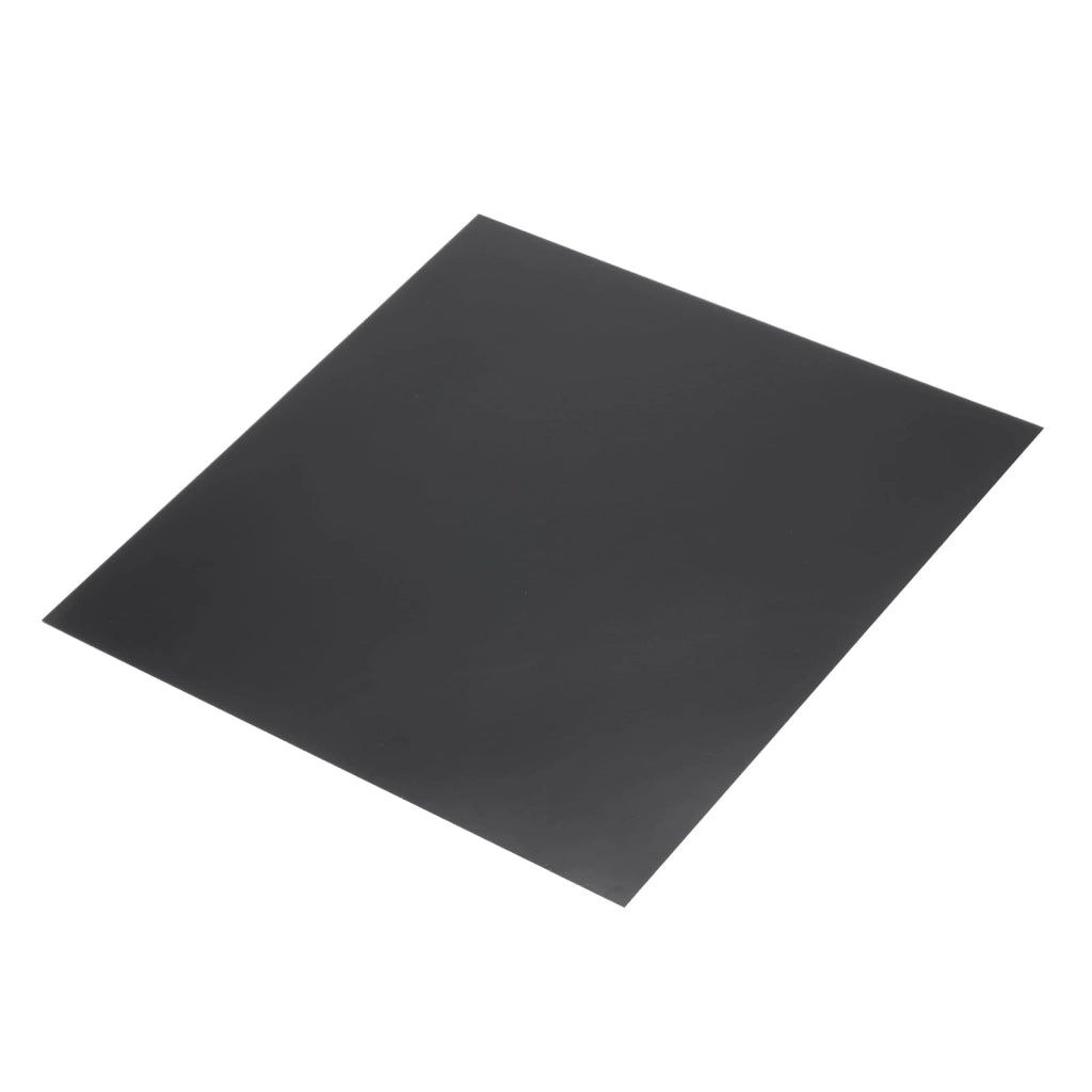 Lastra in plastica ABS, nera, 25,4 x 25,4 x 0,1 cm, per modellismo, bricolage, pannelli, 1 pezzo