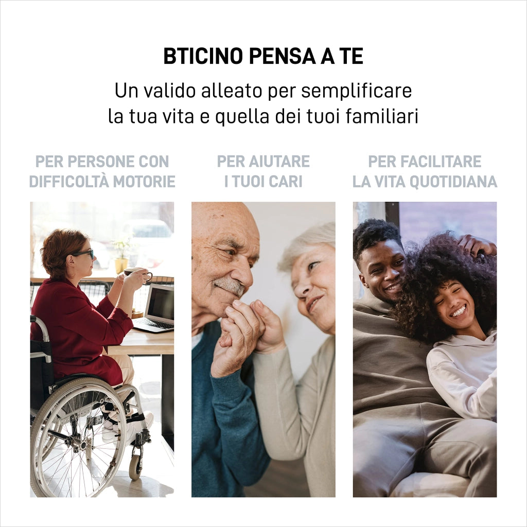 Kit luce smart con gateway e 3 interruttori, controllo tramite app e voce compatibile con Alexa, Google e Siri, 1 modulo, bianco