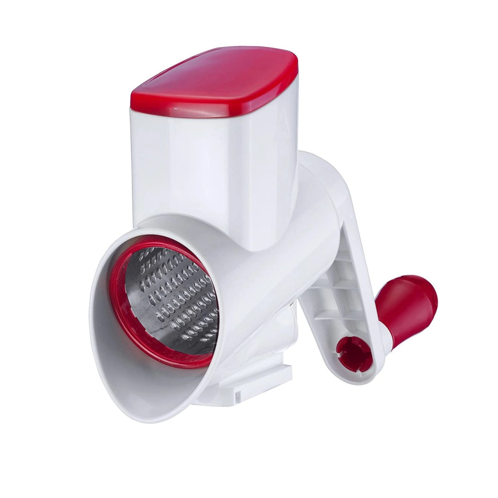 Accessorio per pialla a tamburo con 3 tamburi di taglio, in plastica, bianco/rosso