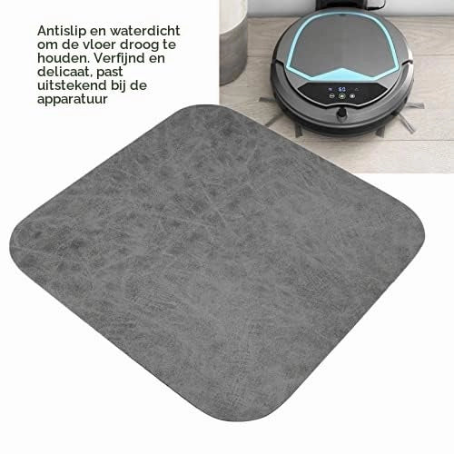 Tappetini antiscivolo per aspirapolvere robot, 45x45 cm, colore nero