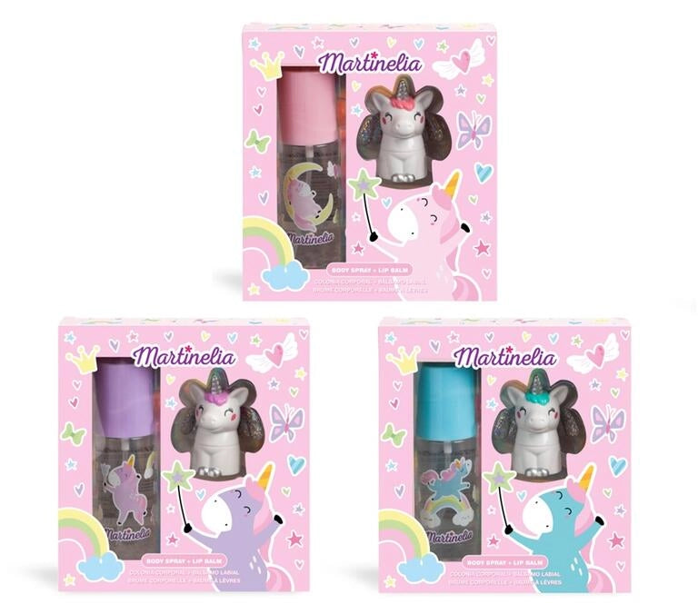 Martinelia set spray corpo e balsamo labbra Sweet Dreams – Viola