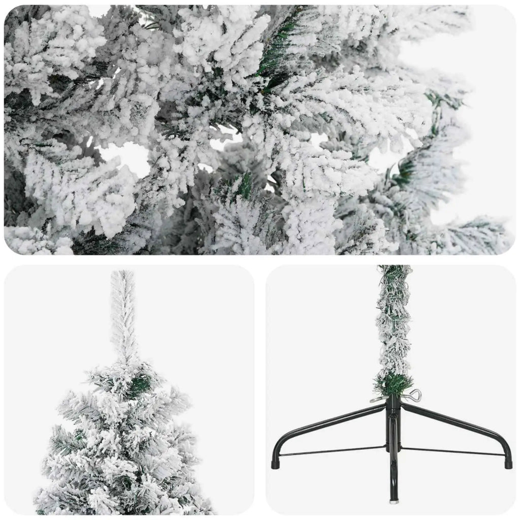 Albero di Natale artificiale 180 cm PVC e Acciaio 42055197