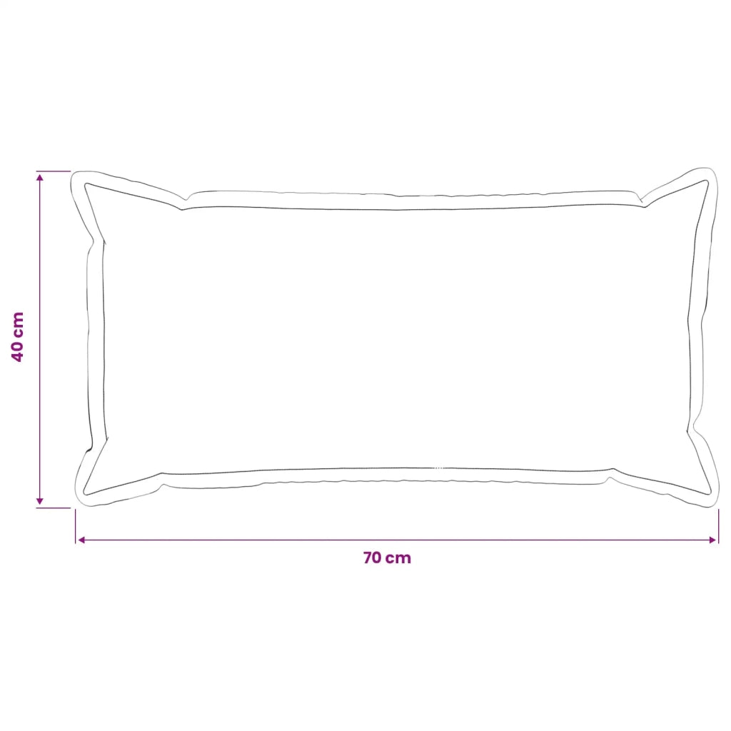 Federa 2 pz HOUTEN Blu navy 40 x 70 cm Flanella 917980