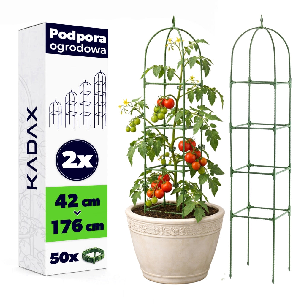 KADAX Supporto per pomodori a 4 livelli, 2 pz