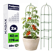 KADAX Supporto per pomodori a 4 livelli, 2 pz