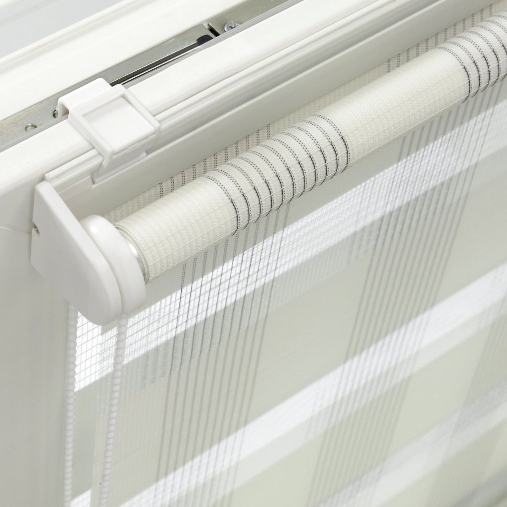 Rullo adesivo doppio, bianco/a quadretti, 60x150 cm