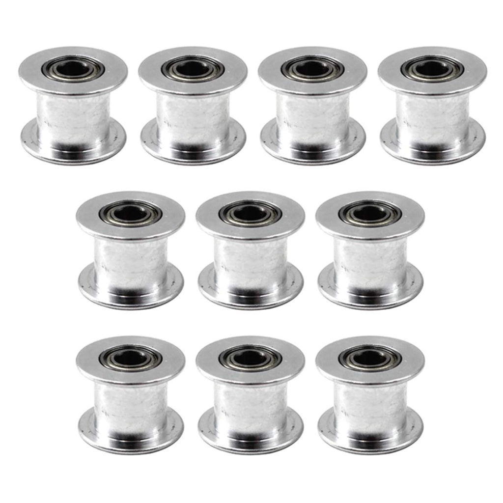 Puleggia di direzione, 16 denti, foro di 3 mm, per cinghie da 6 mm, confezione da 10 pezzi