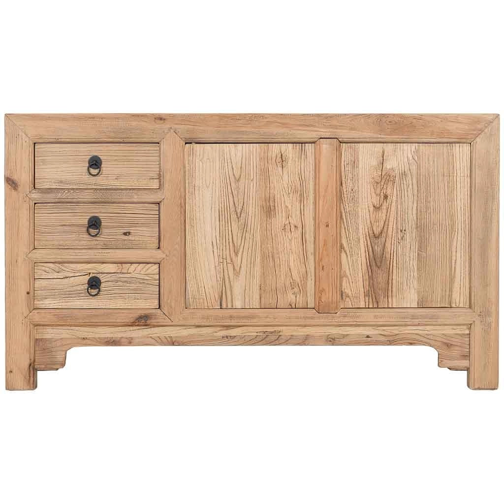 Credenza in legno beige 145x40x81h cm