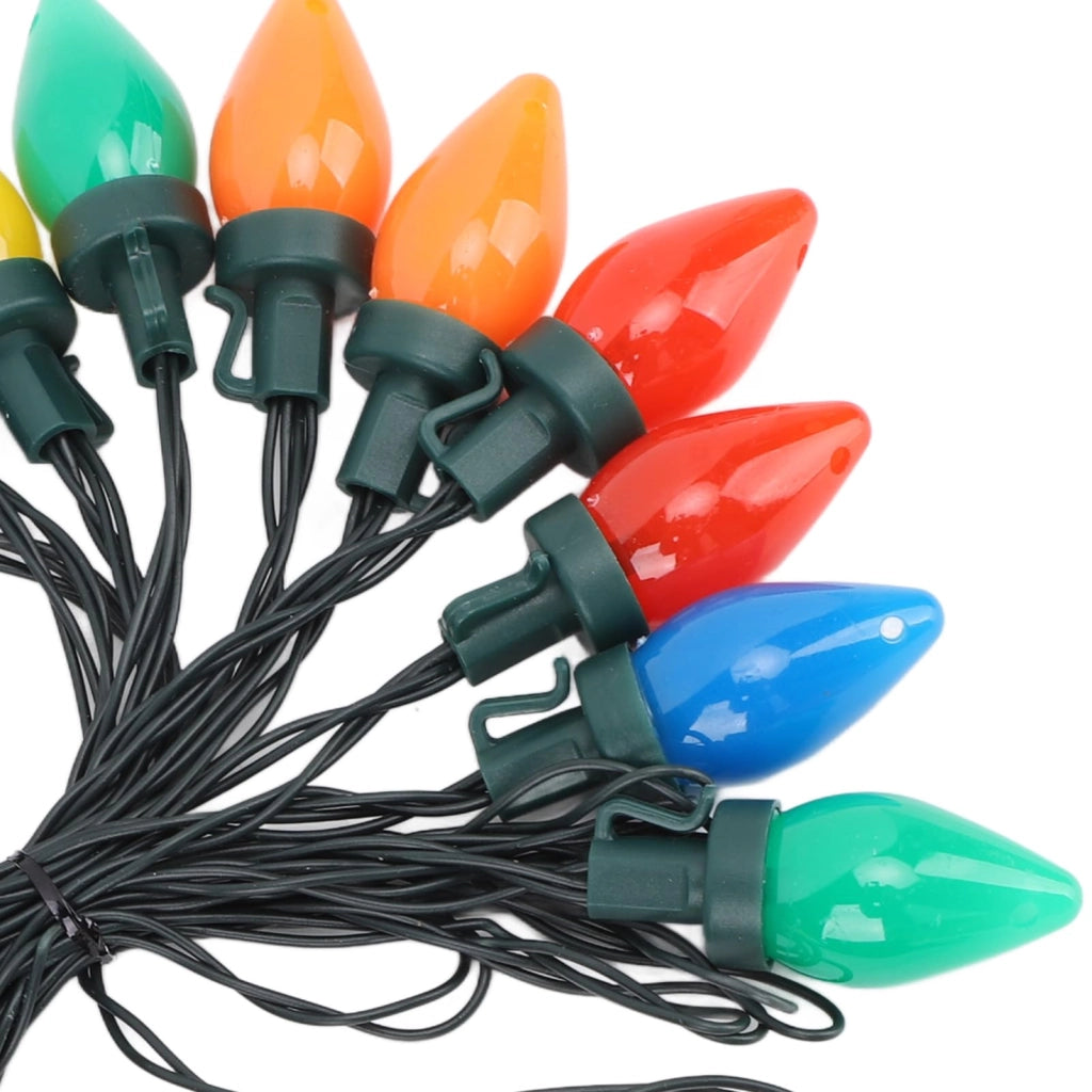 Catena luminosa LED C9 con 20 luci a forma di fragola, lunghezza 4,5 metri, grado di protezione IP44