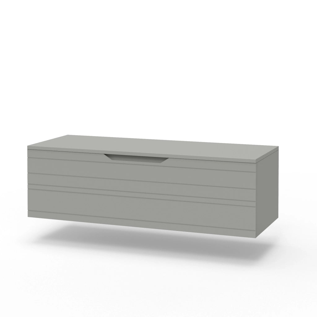 Base con top 1 cestone SOLMIRA grigio