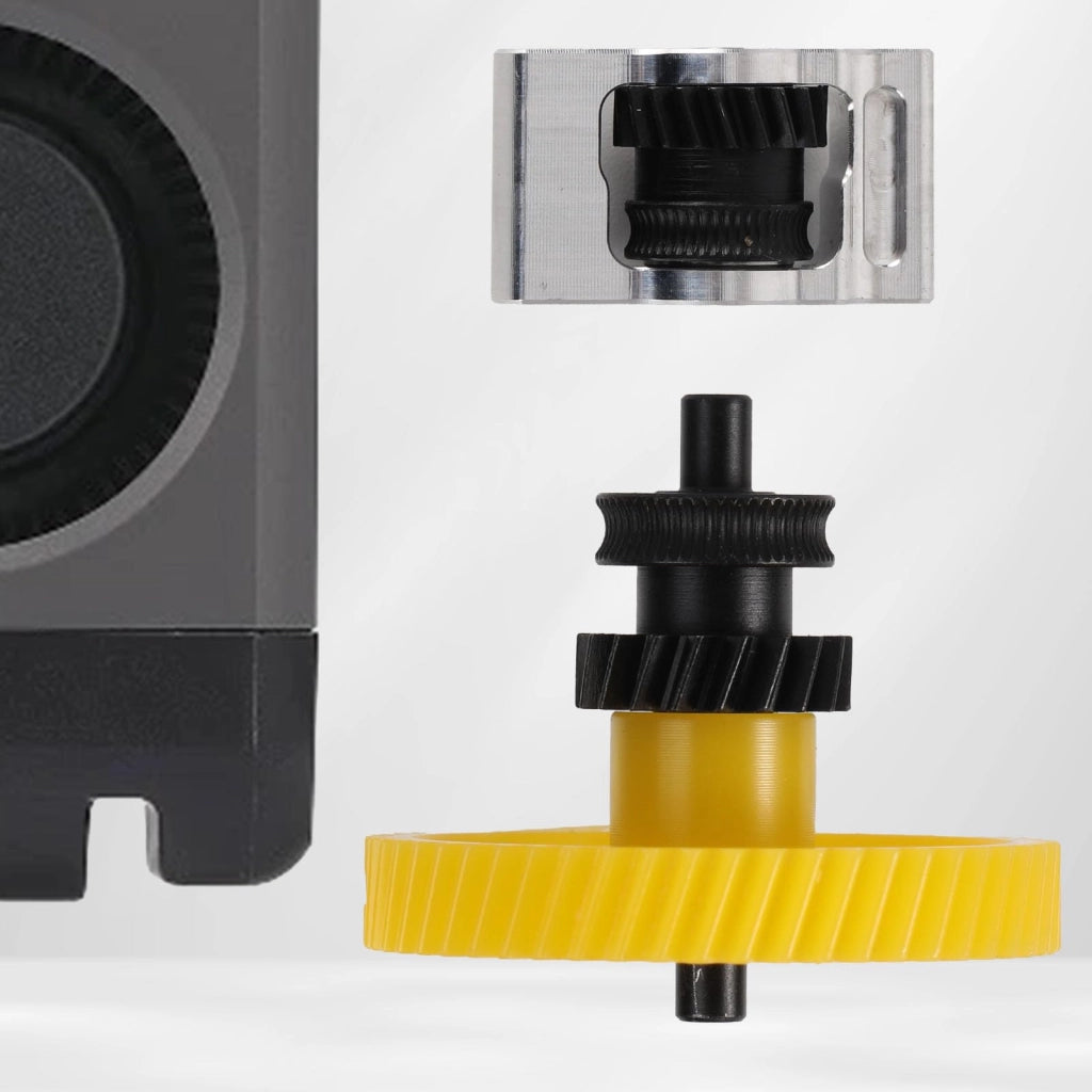 Set di ingranaggi per estrusore in acciaio temprato, compatibile con la stampante 3D Bambu Lab P2S