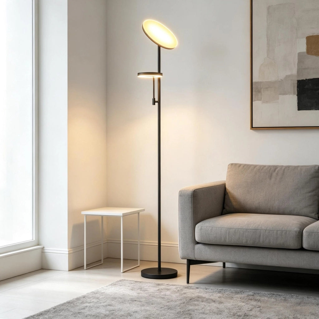 Lampada da terra a intensità regolabile 42 W con telecomando