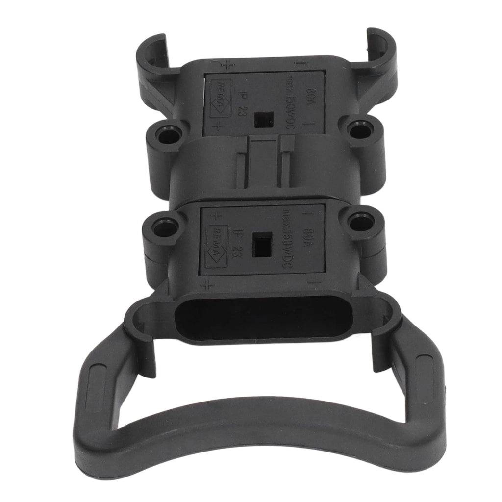 Connettore rapido per batteria di carrello elevatore 80A, conforme alla norma UL94 V0, realizzato in plastica/rame