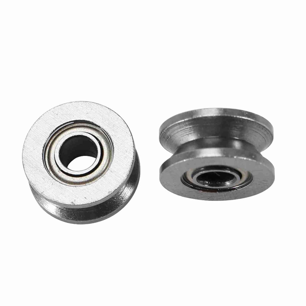 Cuscinetti a sfera V-Nut, modello V624ZZ, confezione da 10 pezzi, dimensioni 4x13x6 mm, acciaio