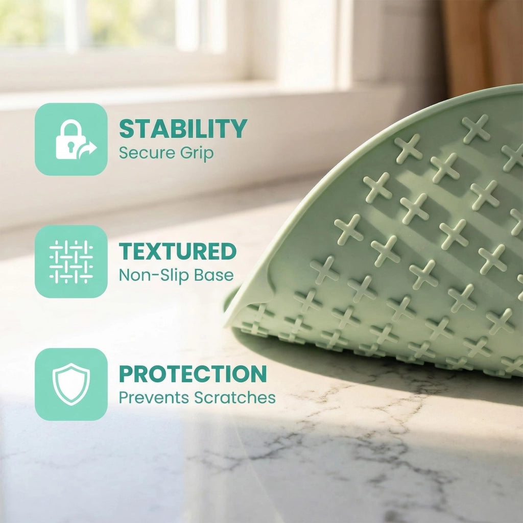 Tappetino in silicone per friggitrice ad aria, 26x26 cm, resistente al calore, antiscivolo