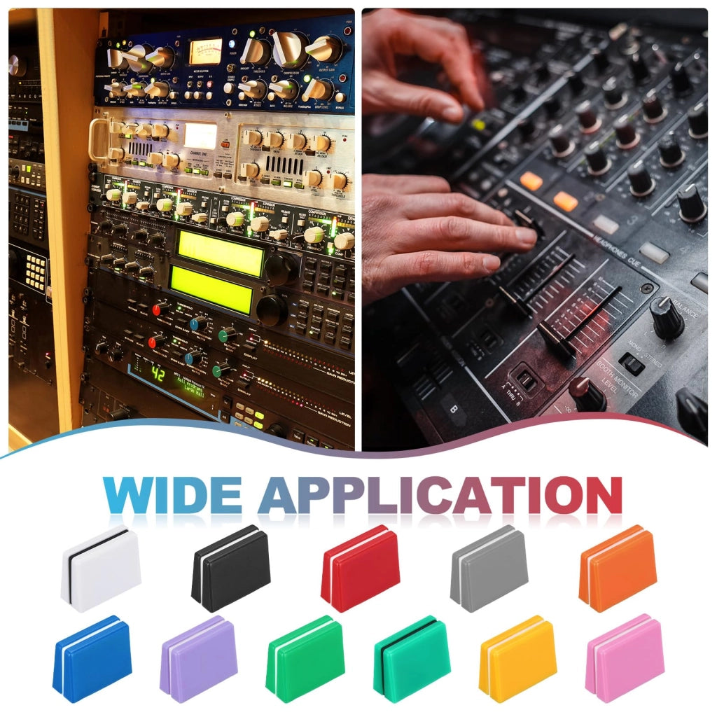 Confezione da 5 copripotenziometri per controller DJ, mixer, colore viola, materiale plastico