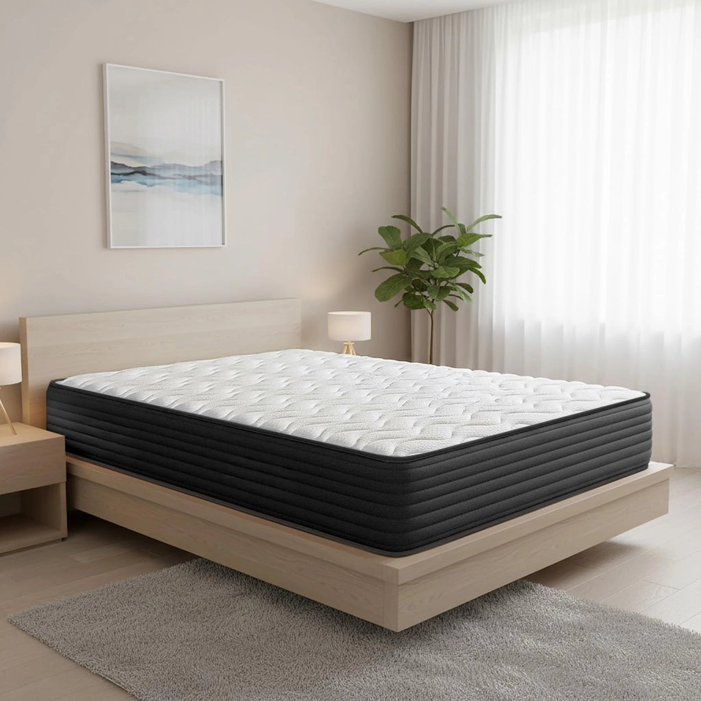 Materassi in memory foam 105x190 cm, materassi a due facce, altezza 25 cm, supporto medio-rigido