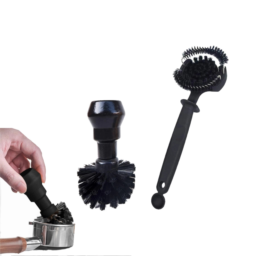 Set di spazzole per la pulizia di macchine da caffè espresso da 58 mm, composto da 2 pezzi