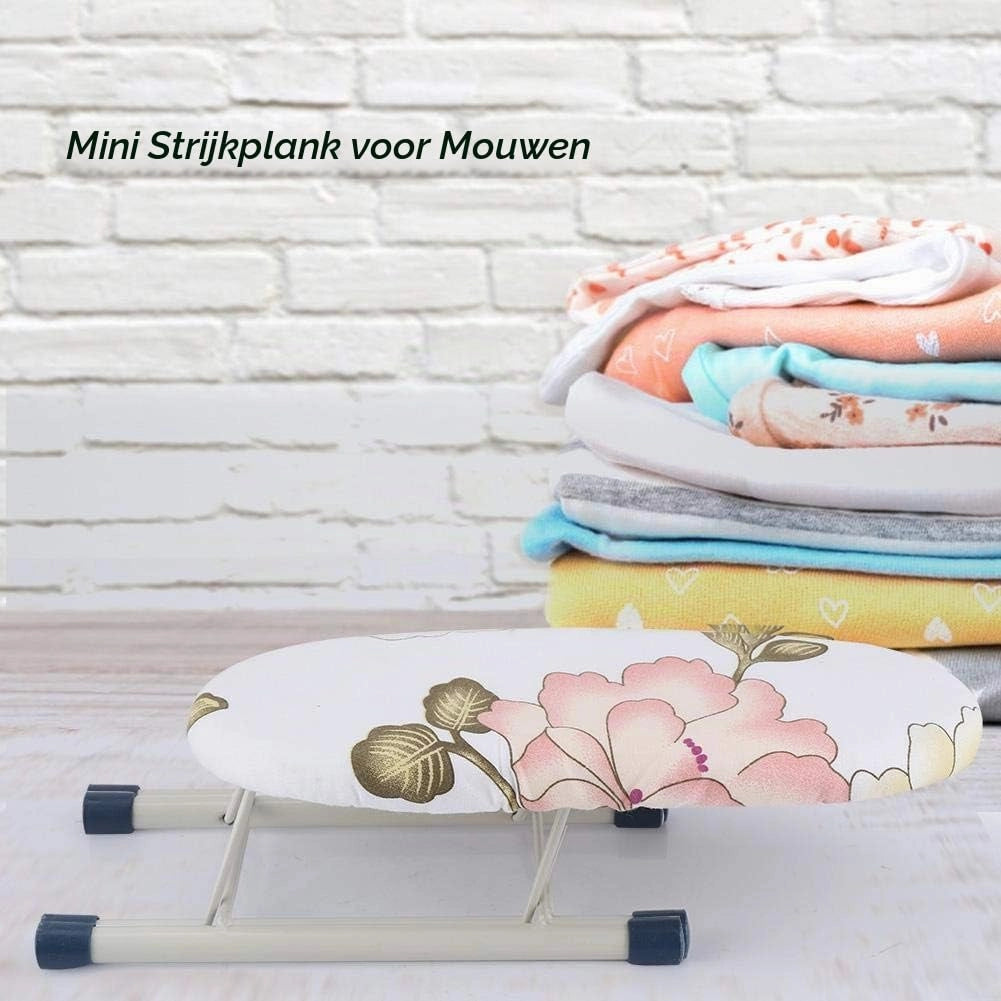 Mini asse da stiro, pieghevole, 26,5x10,5x8,5 cm, motivo: peonie