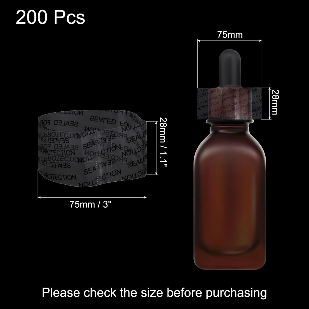 200 tubi termorestringenti, 75 x 28 mm, trasparenti, in PVC, forati