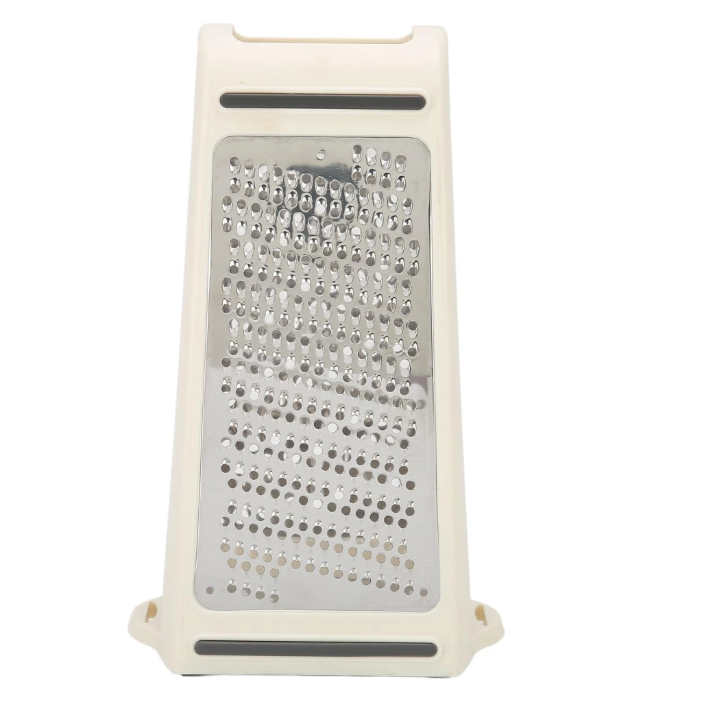Grattugia per formaggio a doppia lama con contenitore, in ABS e PS, dimensioni 22x13,5x8,5 cm