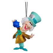 Addobbo natalizio cappellaio matto di alice in resina kurt s. adler