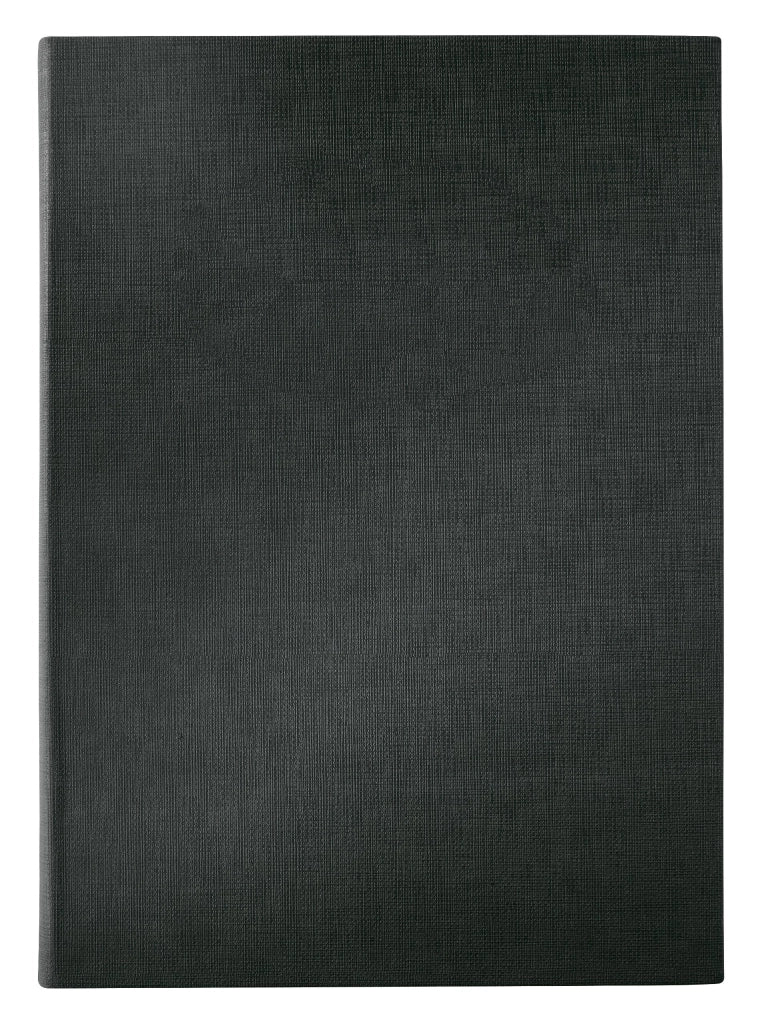 Cartella per menu con elastico, colore nero, formato A4, 1 pezzo