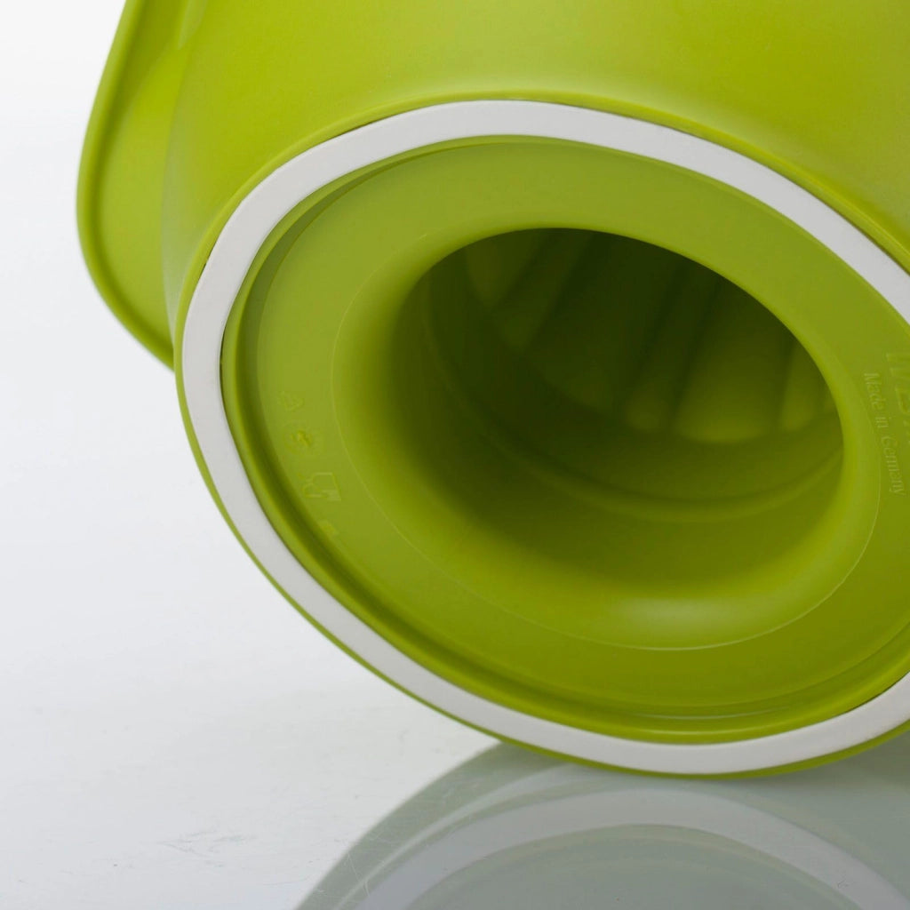 Spremiagrumi con contenitore per il succo, capacità 0,5 litri, in plastica, colore verde mela