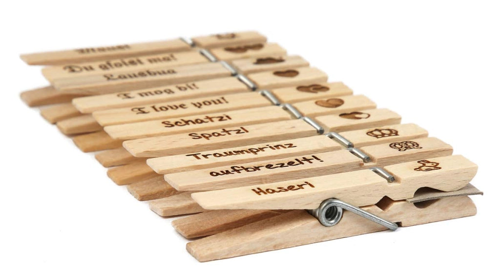 10 mollette per bucato personalizzate – Accessori per l' , colore blu