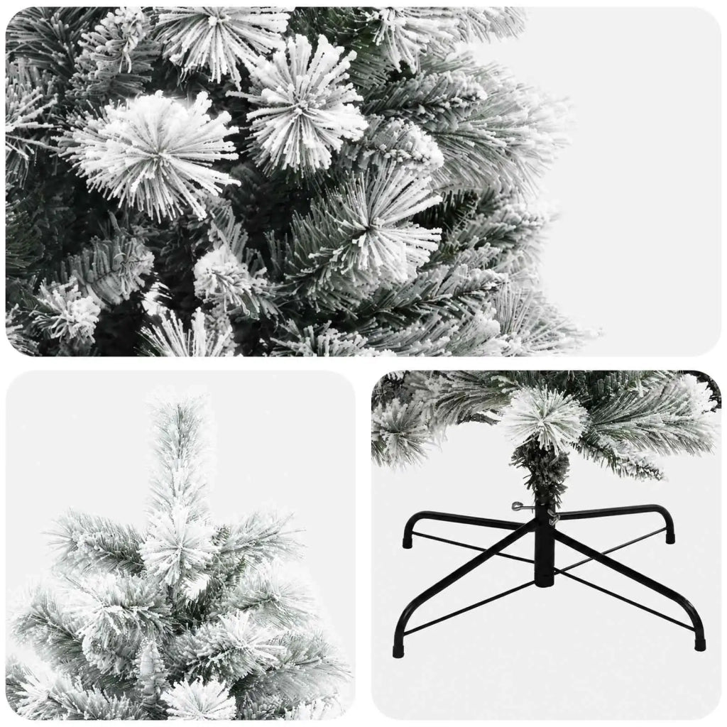 Albero di Natale Artificiale con Rami Pieghevoli 210 cm