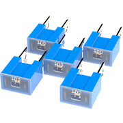 PAL, blocco di sicurezza, 100A, 32V, 5 pezzi, colore blu