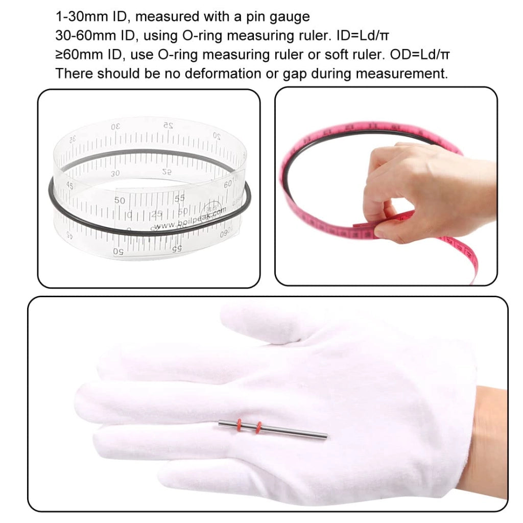 10 anelli di tenuta in silicone, dimensioni 29x26x1,5 mm, colore rosso