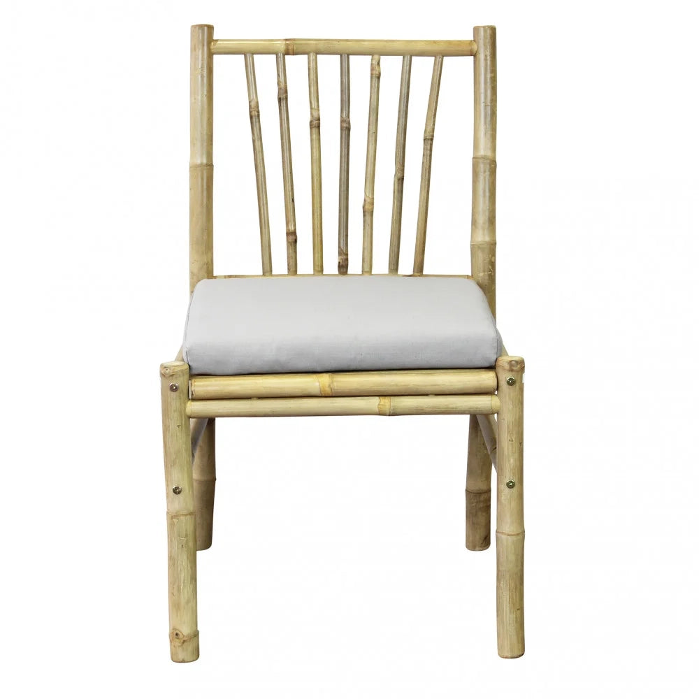 Sedia da Giardino in Bamboo Sfoderabile Libre Marrone