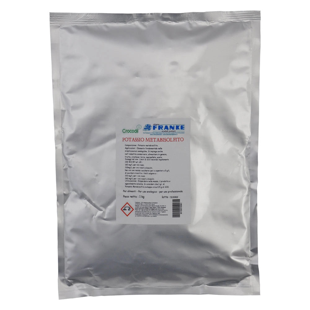 METABISOLFITO DI POTASSIO kg. 1