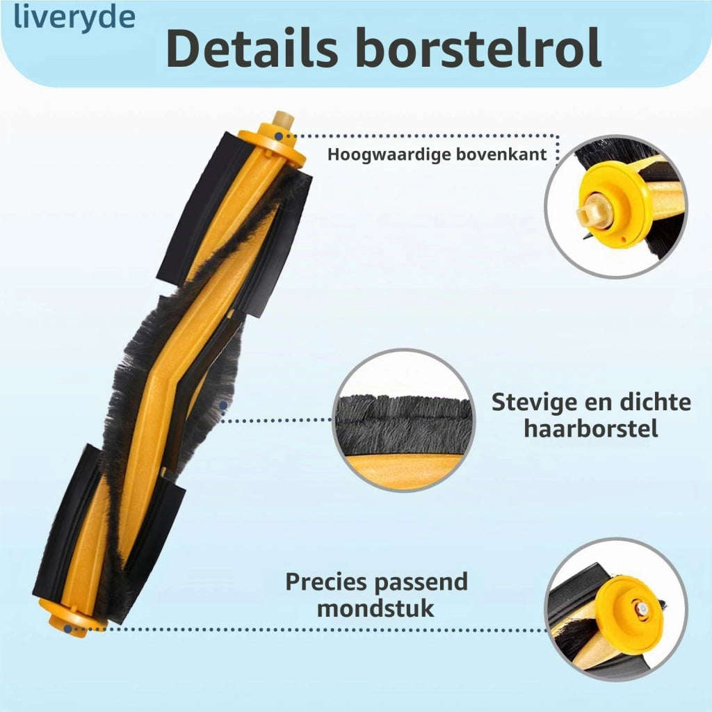 Kit di accessori per aspirapolvere robot Ecovacs Deebot OZMO 950/920, composto da 14 pezzi